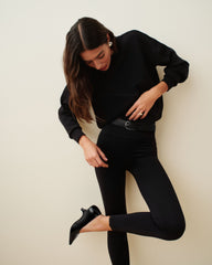 SPANXshape™ Ribbed Knit Legging Classic Black