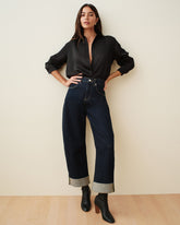 SPANXshape™ Authentic 360 Cuffed Horseshoe Jeans Marina