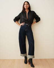SPANXshape™ Authentic 360 Cuffed Horseshoe Jeans Marina