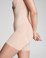 SPANXsculpt™ OnCore Open-Bust Mid-Thigh Bodysuit Soft Nude
