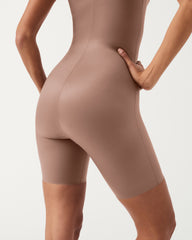 SPANXshape™ Invisible Open-Bust Mid-Thigh Bodysuit Cafe Au Lait