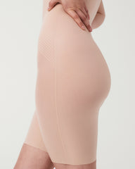 SPANXshape™ Invisible Open-Bust Mid-Thigh Bodysuit Champagne Beige