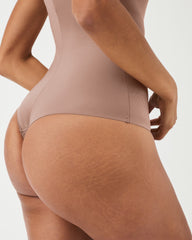 SPANXshape™ Invisible Cami Thong Bodysuit Cafe Au Lait