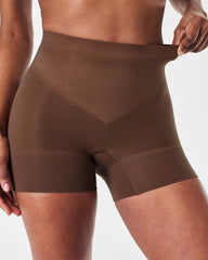 SPANXsculpt™ Seamless Power Shorty Chestnut Brown