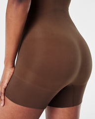 SPANXsculpt™ Seamless Power High-Waisted Shorty Chestnut Brown