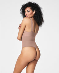 SPANXsculpt™ Seamless Power High-Waisted Thong Cafe Au Lait