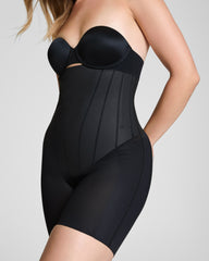 SPANXsupersculpt™ TotalContour High-Waisted Mid-Thigh Short Very Black
