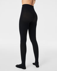 SPANXshape™ Rib Knit Shorty Tights Very Black