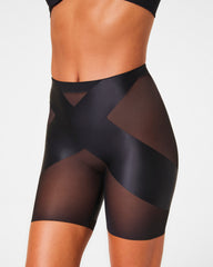 SPANXshape™ Satin-X™ Mid-Thigh Short Very Black