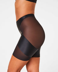 SPANXshape™ Satin-X™ Mid-Thigh Short Very Black