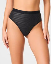 SPANXshape™ Invisible Supima® Cotton Thong Very Black