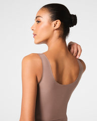 SPANXshape™ Invisible Supima® Cotton Tank Cafe Au Lait