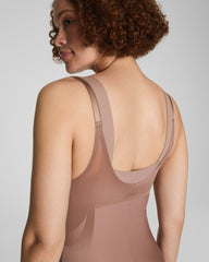 SPANXsupersculpt™ Transform Open-Bust Mid-Thigh Bodysuit Cafe Au Lait