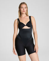 SPANXsupersculpt™ Transform Open-Bust Mid-Thigh Bodysuit Very Black