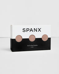 SPANXsmooth™ Fit-To-You Thong 3-Pack Box Cafe Au Lait