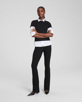 SPANXsupersmooth™ PerfectFit Ponte Micro Flare Pant Classic Black