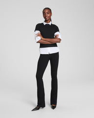 SPANXsupersmooth™ PerfectFit Ponte Micro Flare Pant Classic Black