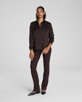 SPANXsupersmooth™ PerfectFit Ponte Micro Flare Pant Truffle Brown