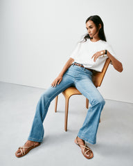 SPANXshape™ Original EveryWear Flare Jeans Stonewashed Blue