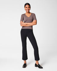 SPANXsmooth™ Jersey V-Neck Tee Smoke