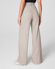 SPANXsupersmooth™ Stretch Twill Wide Leg Pant Bone