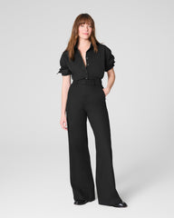 SPANXsupersmooth™ Stretch Twill Wide Leg Pant Classic Black