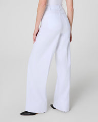 SPANXsupersmooth™ Stretch Twill Wide Leg Pant Classic White