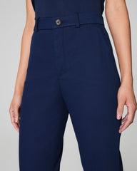 SPANXsupersmooth™ Stretch Twill Slim Straight Pant Timeless Navy