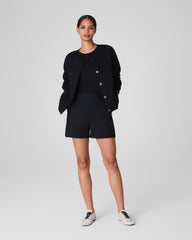 SPANXsupersmooth™ Stretch Twill Short, 5" Classic Black