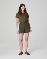 SPANXsupersmooth™ Stretch Twill Short, 5" Dark Pine