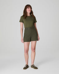SPANXsupersmooth™ Stretch Twill Short, 5" Dark Pine
