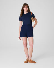 SPANXsupersmooth™ Stretch Twill Short, 5" Timeless Navy