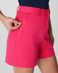 SPANXsupersmooth™ Stretch Twill Short, 5" Tulip