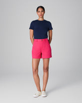 SPANXsupersmooth™ Stretch Twill Short, 5" Tulip