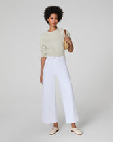 SPANXshape™ Original EveryWear Cropped Wide Leg Jeans White