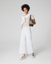 SPANXshape™ Original EveryWear Cropped Wide Leg Jeans Chalk