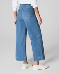 SPANXshape™ Original EveryWear Cropped Wide Leg Jeans Stonewashed Blue