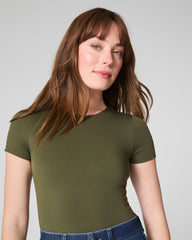 SPANXsmooth™ Jersey Crewneck Tee Dark Pine