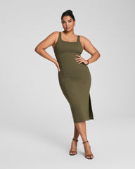SPANXshape™ Ponte Midi Tank Dress Dark Pine
