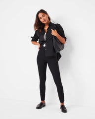 SPANXsupersmooth™ PerfectFit Ponte Zip Legging Classic Black