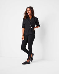 SPANXsupersmooth™ PerfectFit Ponte Zip Legging Classic Black