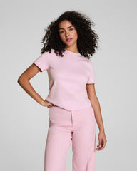 SPANX® Cotton Crewneck Tee Lily
