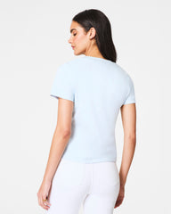 SPANX® Cotton Crewneck Tee Sky