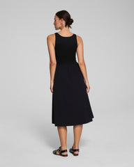 SPANXsmooth™ Jersey Scoop Neck Tank Midi Dress Classic Black