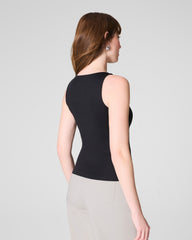 SPANXsmooth™ Jersey Boatneck Tank Classic Black