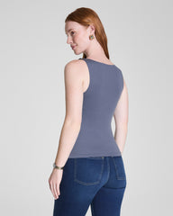 SPANXsmooth™ Jersey Boatneck Tank Earth Stone
