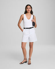 SPANXsmooth™ Jersey V-Neck Thong Bodysuit