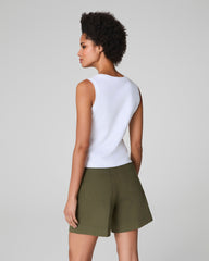SPANX® Cotton Crewneck Tank Classic White