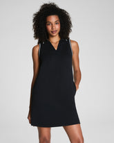 SPANX AirEssentials® Pique Polo Tank Dress Very Black
