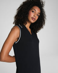 SPANX AirEssentials® Pique Polo Tank Dress Very Black